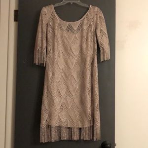 Jessica Simpson fringe dress